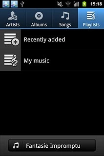 PlaylistsGo to the required folder.