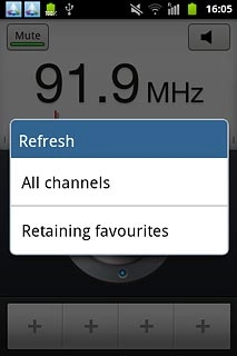 Press All channels or Retaining favourites.