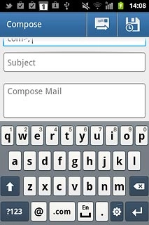 Press Compose Mail.Write the required text.