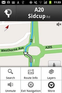 Press Exit Navigation.