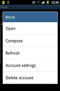 Press Account settings.