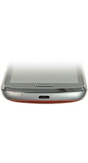 Connect the data cable to the phone socket and to your computer's USB port.