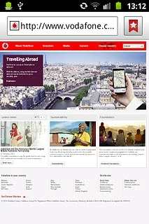 Press the bookmarks icon.