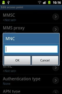 Key in 03 and press OK.