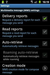 When the box next to the menu item is ticked (V), the function is turned on.