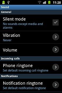 Press Phone ringtone.