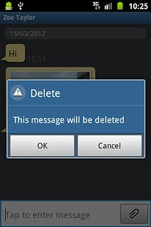 Press OK to confirm.