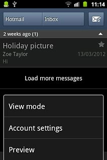 Press Account settings.