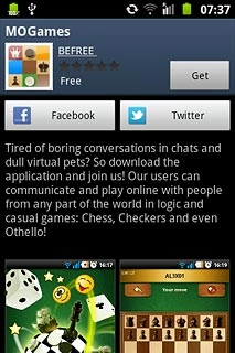 To download a free application:Press Get.