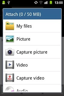 Press My files.Go to the required folder.