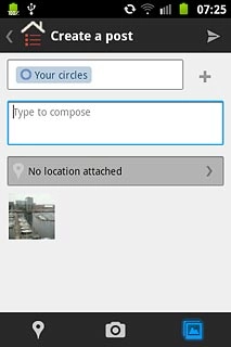 Press Type to compose and key in text for the picture.