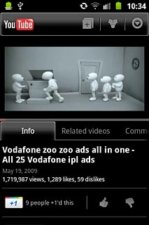 Start playing the required video clip, see above.Press the add icon.