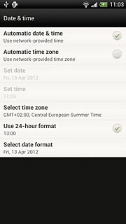 When the field next to the menu item is ticked (V), the function is turned on.