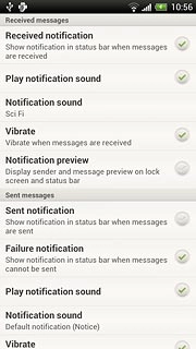 Press Notification sound.