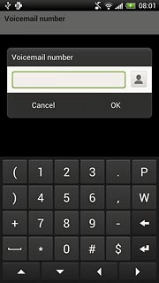 Key in +61414121121 and press OK.