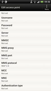 Press Authentication type.