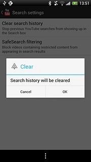 Press OK to confirm.