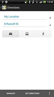 Press GET DIRECTIONS.