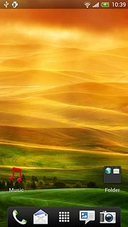 Press the menu icon.