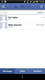 Press the new message icon.Key in the first letters of the required contact.Matching contacts are displayed.