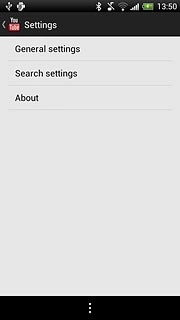 Press Search settings.