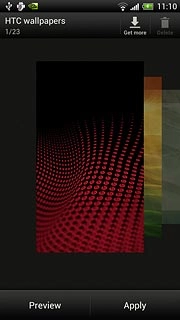 Press the required background image.