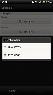 Press the required number.