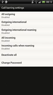 Press one of the following options:All outgoing