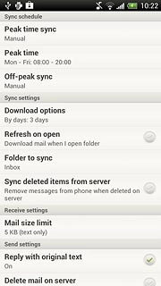 Press Peak time sync.
