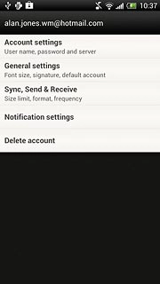Press General settings.