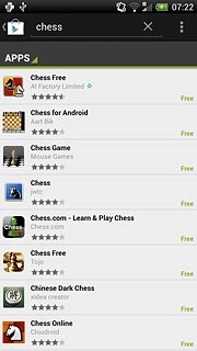 Press the required app.