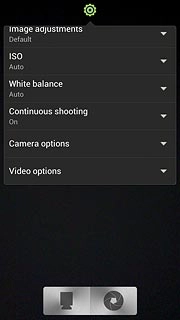 Press Video options.