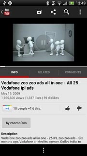 Start playing the required video clip, see above.Press the add to icon.