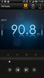 Press Power to turn off the radio.