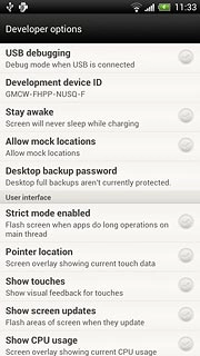 When the field next to the menu item is empty, the function is turned off.