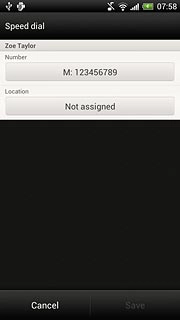 Press the field below Location.