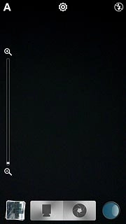 To zoom in or out:Press and drag the indicator to the required position to zoom in or out.