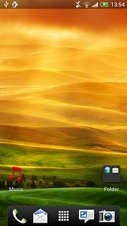 Press the menu icon.