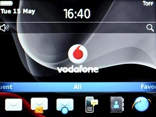 The flight mode icon shows that flight mode is turned on.Further information:Turn flight mode on or off