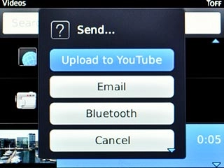 Upload to YouTube, go to 3c.