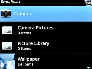 If you select Camera: