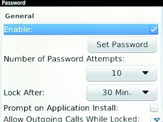 When the box next to the menu item is ticked (V), the function is turned on.