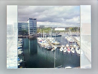 Move the frame to the required position to select the required section.