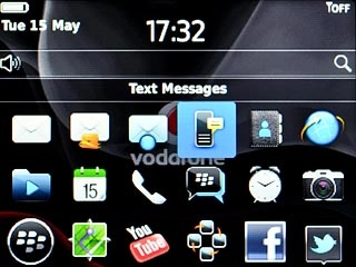 Scroll to Text Messages and press the Navigation key.