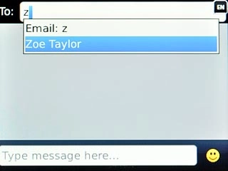 Key in the first letters of the required contact.Matching contacts are displayed.Highlight the required contact and press the Navigation key.