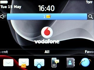 The email message icon shows that you've received a new email message.Further information:Read email message
