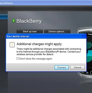 Click Connect.An internet connection from your computer via your phone is established.