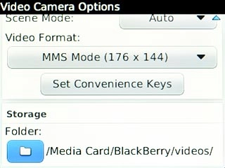 Scroll to Folder and press the Navigation key.Go to the required folder.