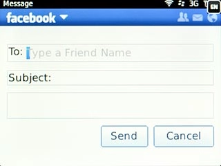 Highlight the field next to To and key in the name of the recipient.