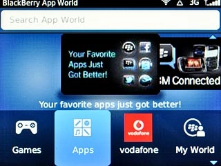 To search by category:Scroll to Apps and press the Navigation key.Go to the required category.